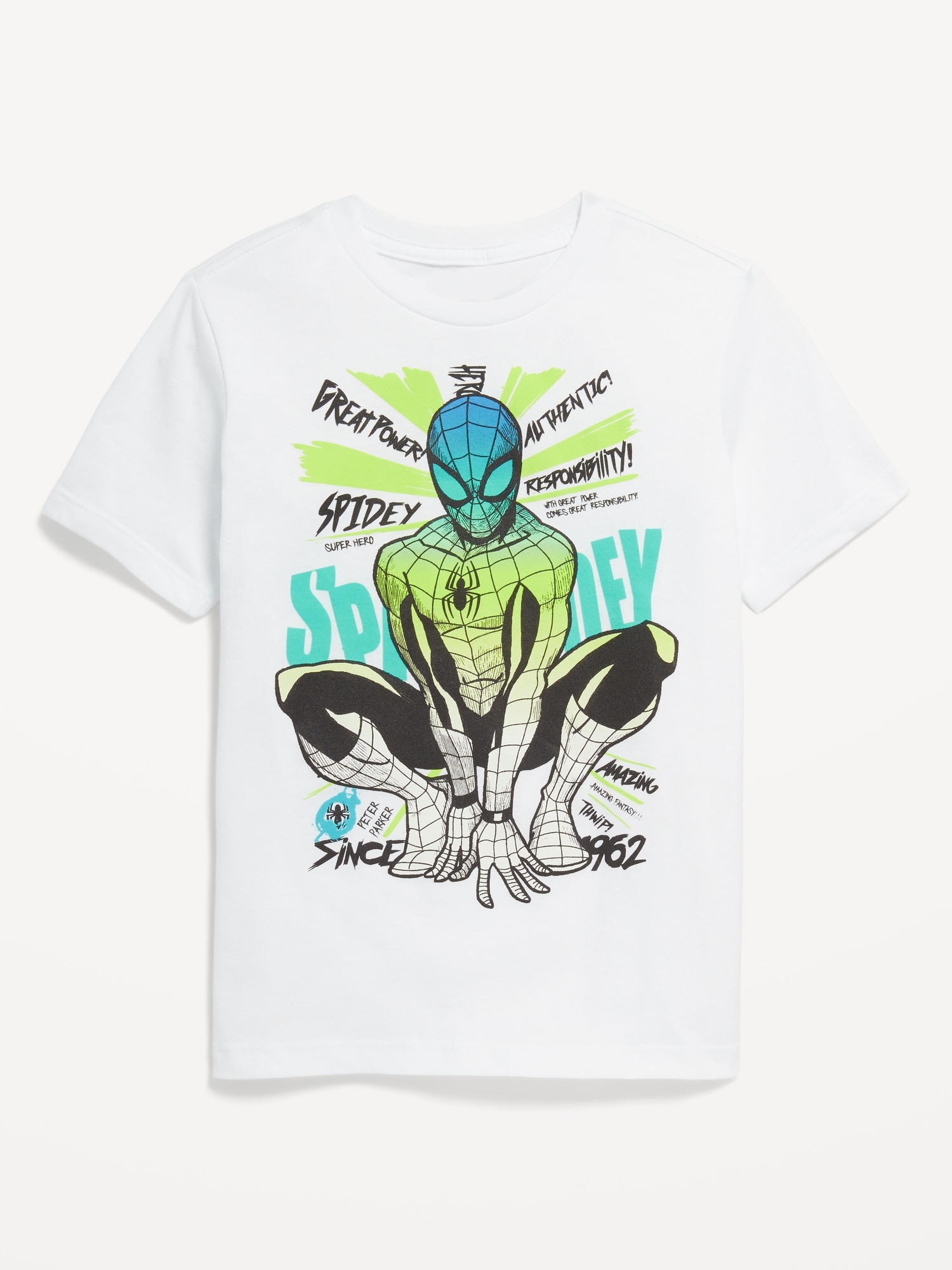 Marvel Spider-Man Gender-Neutral Graphic T-Shirt for Kids