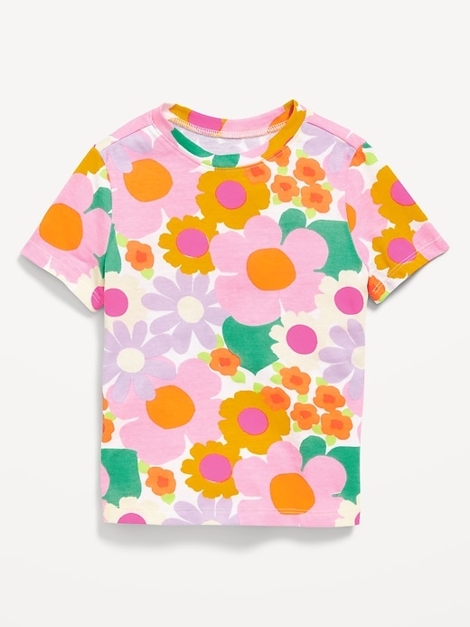 View large product image 1 of 1. Short-Sleeve Printed T-Shirt for Toddler Girls