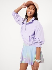 View large product image 3 of 5. High-Waisted PowerSoft Skort for Girls