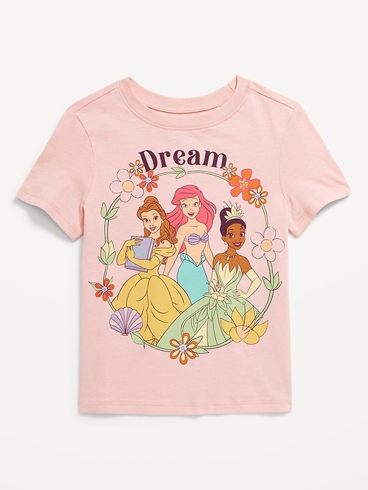 View large product image 1 of 2. Disney© Princesses Unisex Graphic T-Shirt for Toddler