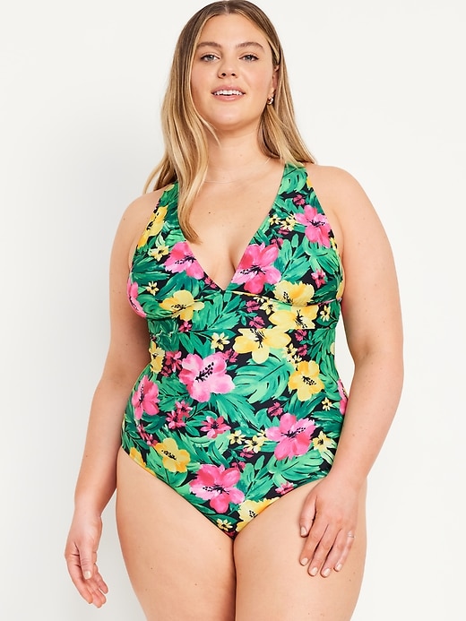 Image number 7 showing, Tie-Back One-Piece Swimsuit