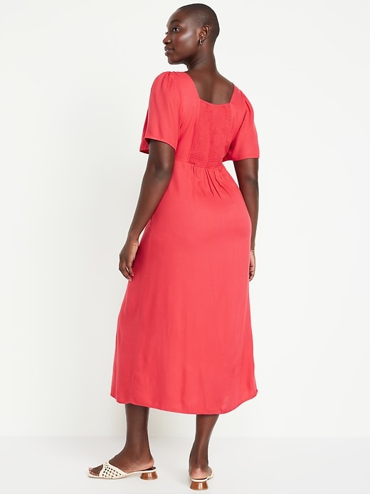 Image number 5 showing, Waist-Defined Midi Dress