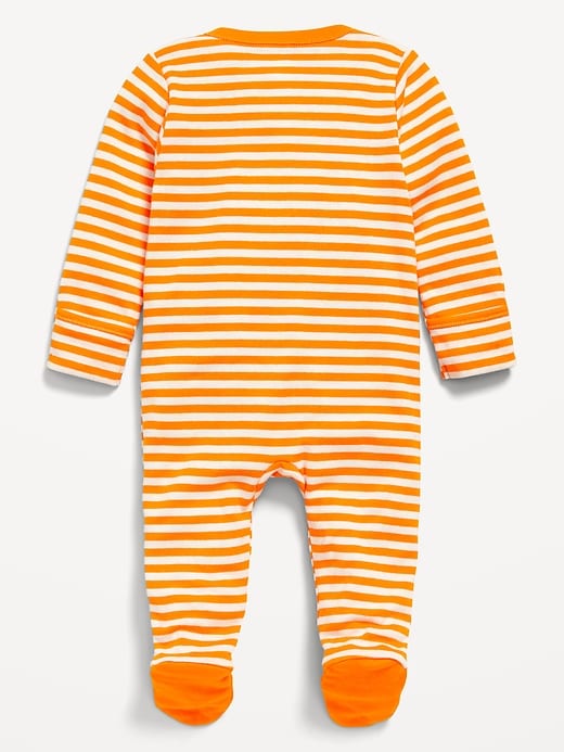 View large product image 2 of 3. 2-Way-Zip Sleep &amp; Play Footed One-Piece for Baby