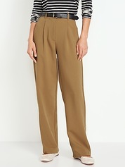 Extra High-Waisted Taylor Trouser Velvet Pants