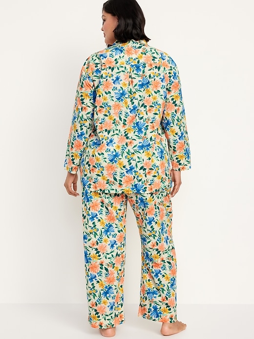 Image number 8 showing, Poplin Pajama Pant Set