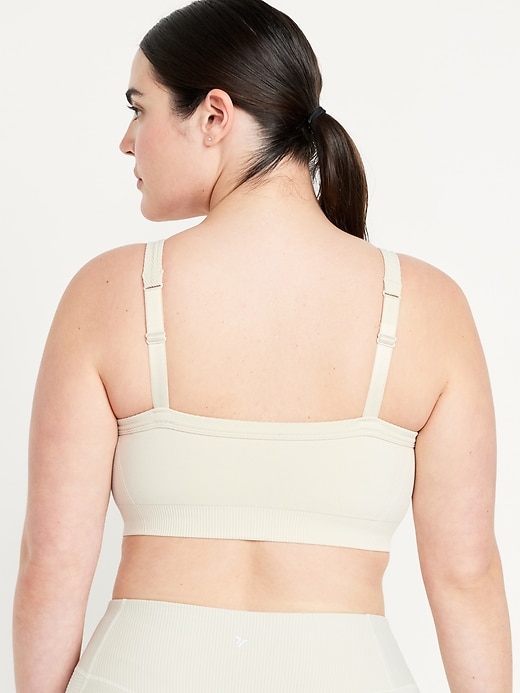 Image number 6 showing, Light Support Seamless Ribbed Sports Bra