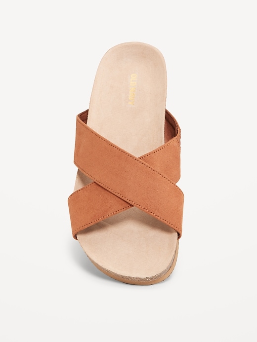 Image number 2 showing, Cross-Strap Cork Sandals