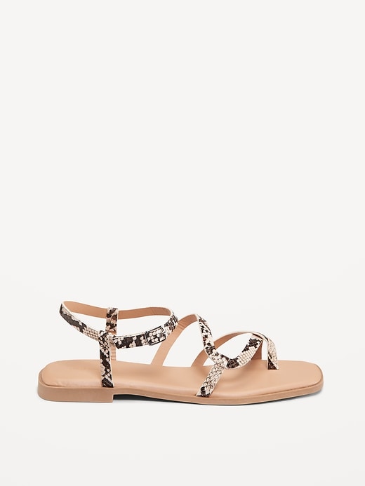 Image number 3 showing, Strappy Toe-Cross Sandal