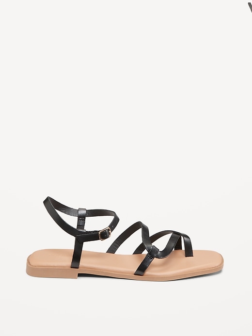 Image number 3 showing, Strappy Toe-Cross Sandal
