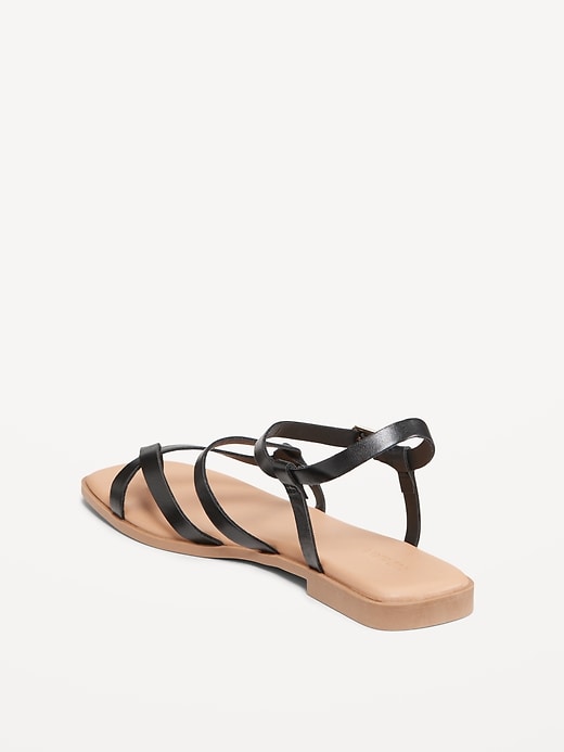 Image number 4 showing, Strappy Toe-Cross Sandal