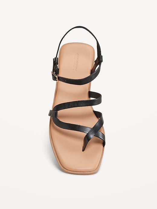Image number 2 showing, Strappy Toe-Cross Sandal