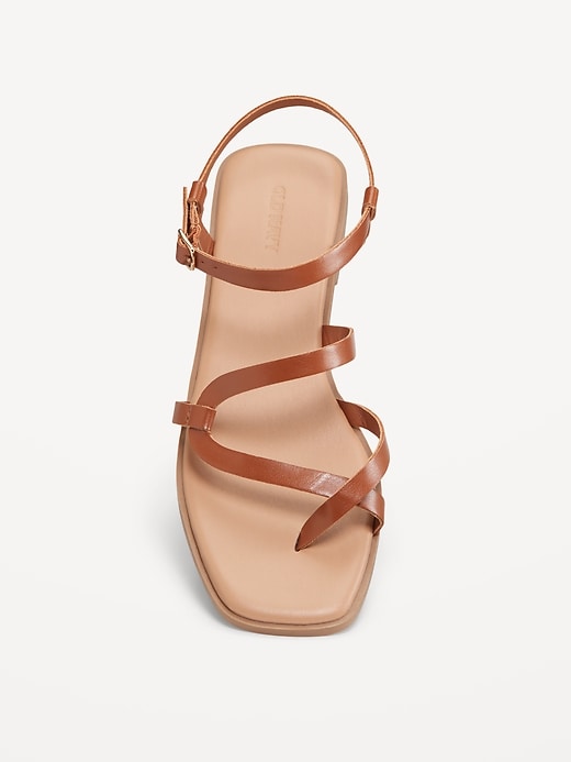 Image number 8 showing, Strappy Toe-Cross Sandal