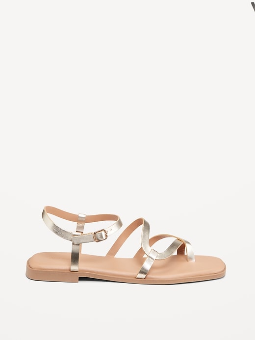 Image number 6 showing, Strappy Toe-Cross Sandal