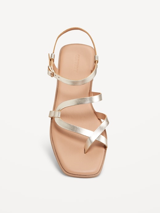 Image number 5 showing, Strappy Toe-Cross Sandal