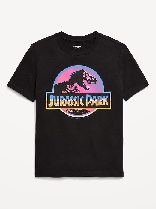 View large product image 1 of 2. Jurassic Park™ Gender-Neutral Graphic T-Shirt for Kids