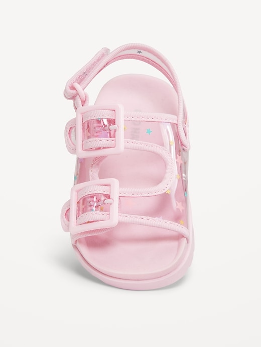 View large product image 2 of 4. Double-Strap Chunky Sandals for Toddler Girls