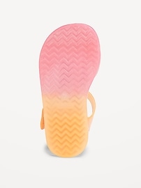 View large product image 4 of 4. Jelly T-Strap Sandals for Toddler Girls
