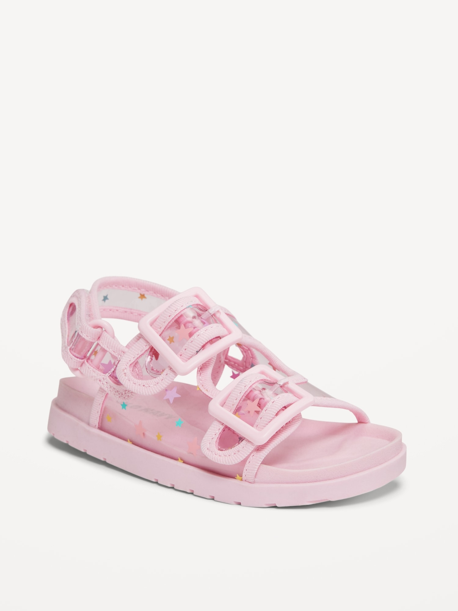 Double-Strap Chunky Sandals for Toddler Girls