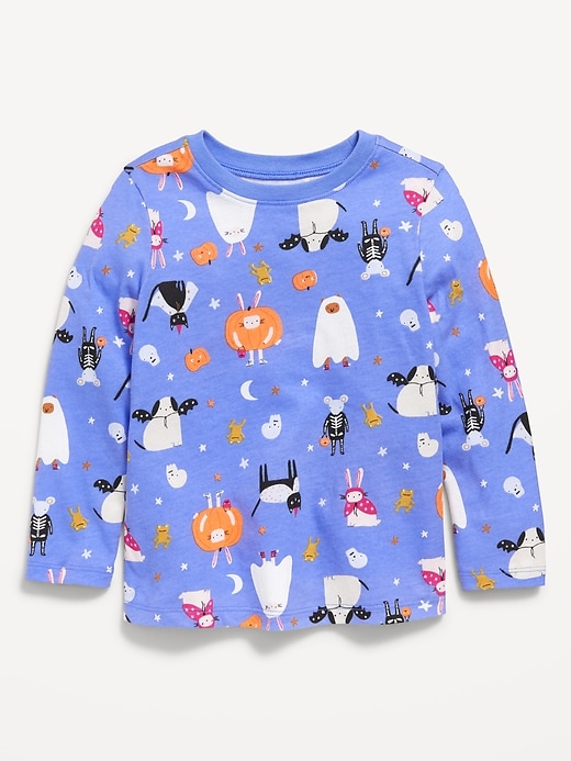 View large product image 1 of 1. Printed Long-Sleeve T-Shirt for Toddler Girls