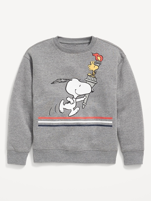 View large product image 2 of 3. Peanuts™ Gender-Neutral Crew-Neck Sweatshirt for Kids