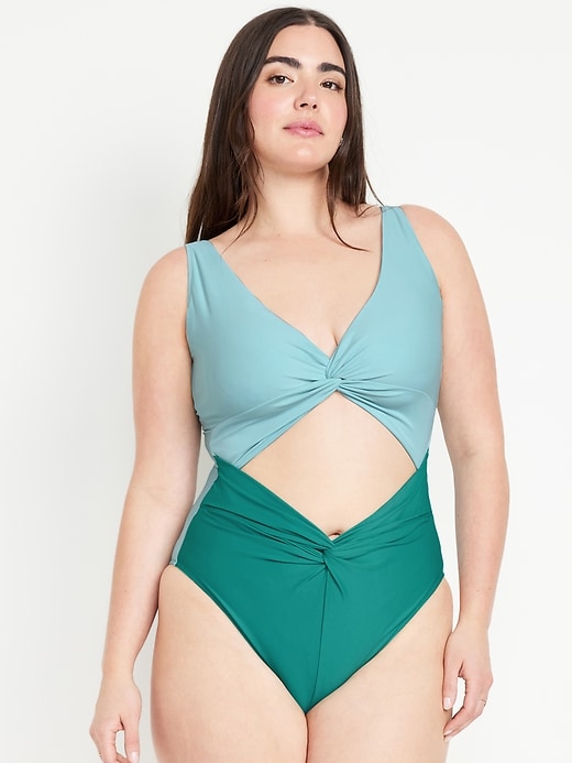 Image number 5 showing, Cutout One-Piece Swimsuit