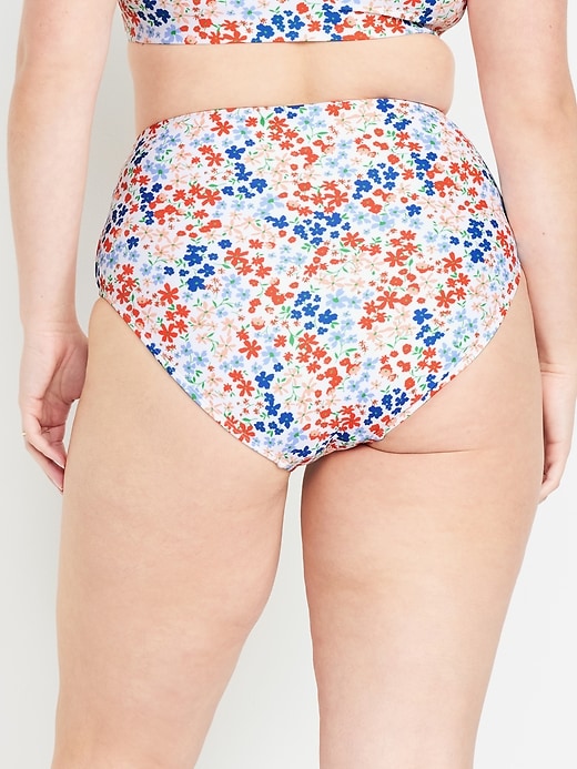 Image number 6 showing, High-Waisted French-Cut Bikini Swim Bottoms