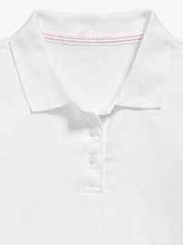View large product image 4 of 4. School Uniform Jersey Polo Shirt for Girls
