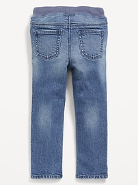 Image number 2 showing, 360° Stretch Pull-On Skinny Jeans for Toddler Boys