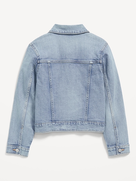 Image number 3 showing, Jean Trucker Jacket for Girls