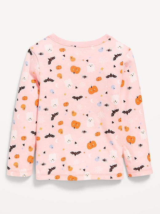 View large product image 2 of 2. Printed Long-Sleeve T-Shirt for Toddler Girls