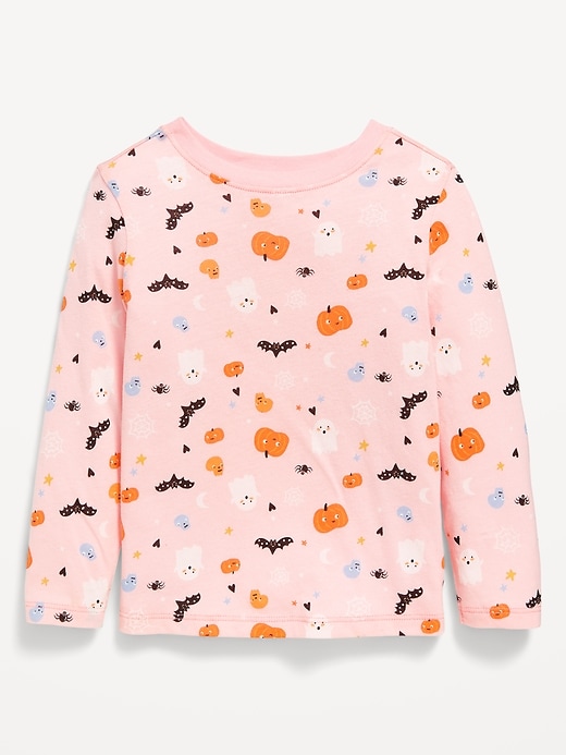 View large product image 1 of 2. Printed Long-Sleeve T-Shirt for Toddler Girls