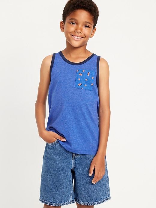 View large product image 1 of 4. Softest Pocket Tank Top for Boys