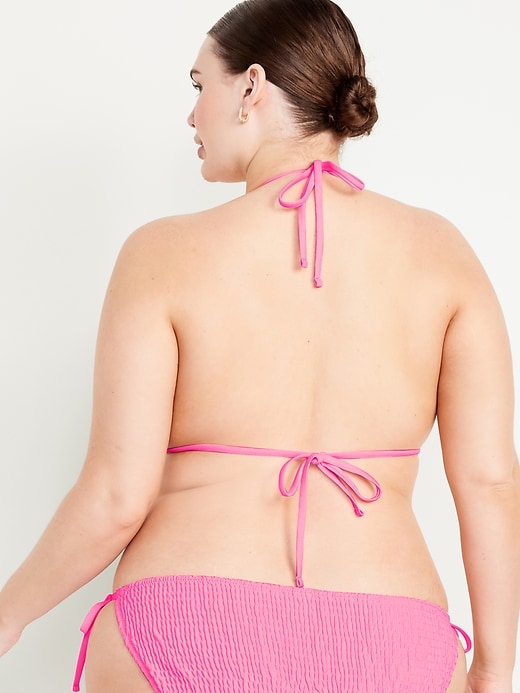 Image number 8 showing, Triangle String Bikini Swim Top