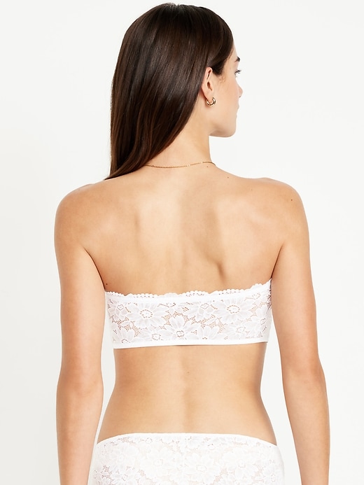 View large product image 2 of 8. Lace Bandeau Bralette