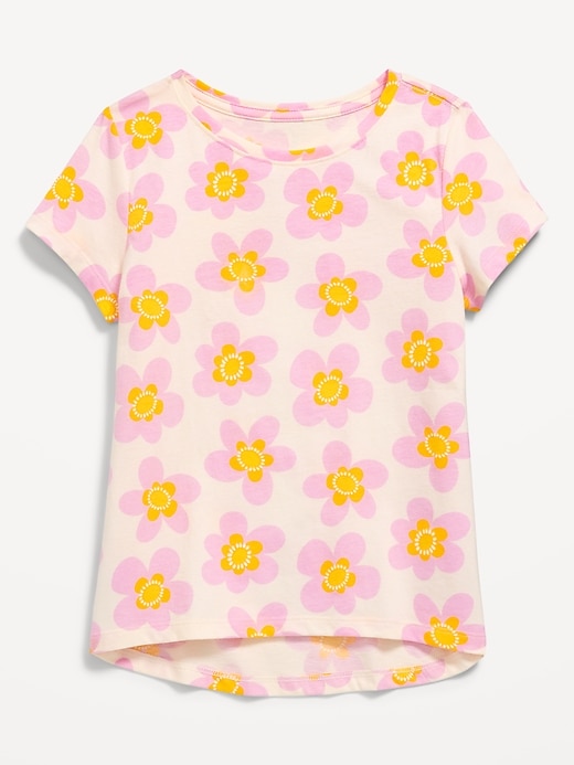 View large product image 1 of 1. Softest Printed Short-Sleeve T-Shirt for Girls
