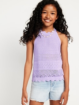 old navy crochet top