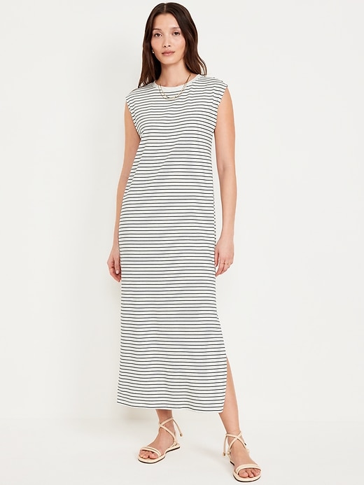 old navy women's sleeveless ribbed maxi dress Sleeveless Ribbed Maxi Dress
