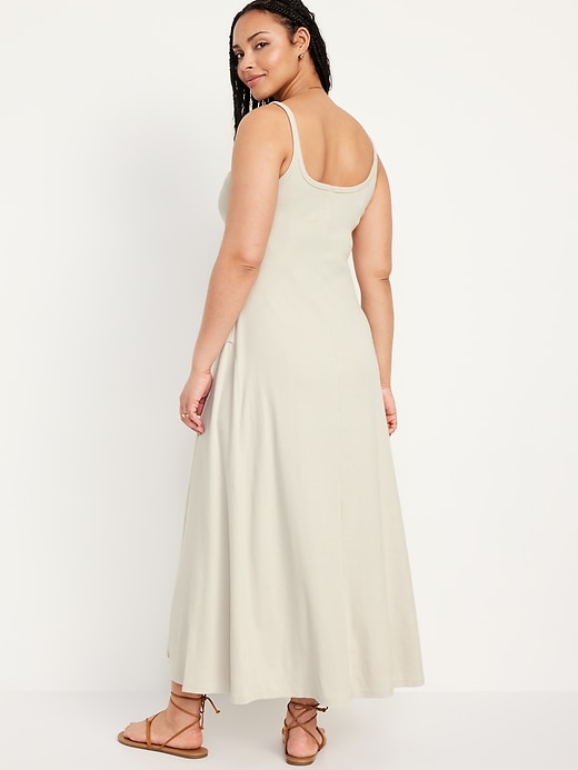 Image number 5 showing, Fit & Flare Rib-Knit Maxi Dress