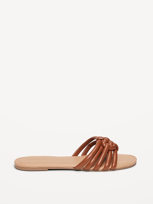 Image number 6 showing, Knotted Puff Slide Sandals