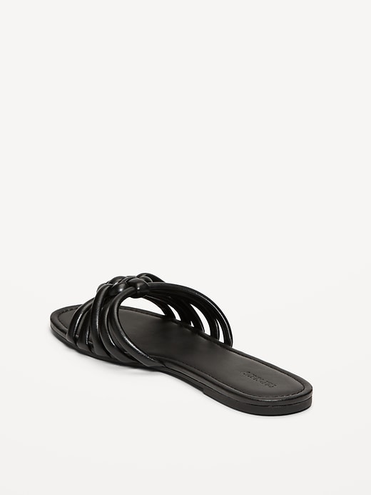 Image number 7 showing, Knotted Puff Slide Sandals