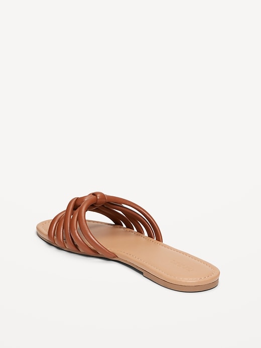 Image number 7 showing, Knotted Puff Slide Sandals