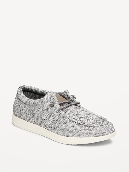 View large product image 1 of 4. Slip-On Knit Deck Shoes for Boys