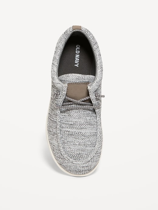 View large product image 2 of 4. Slip-On Knit Deck Shoes for Boys