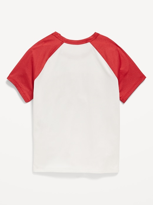 View large product image 2 of 2. Cloud 94 Soft Raglan-Sleeve T-Shirt for Girls