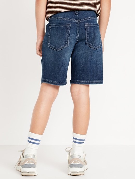 View large product image 2 of 5. 360° Stretch Ripped Jean Shorts for Boys (Above Knee)