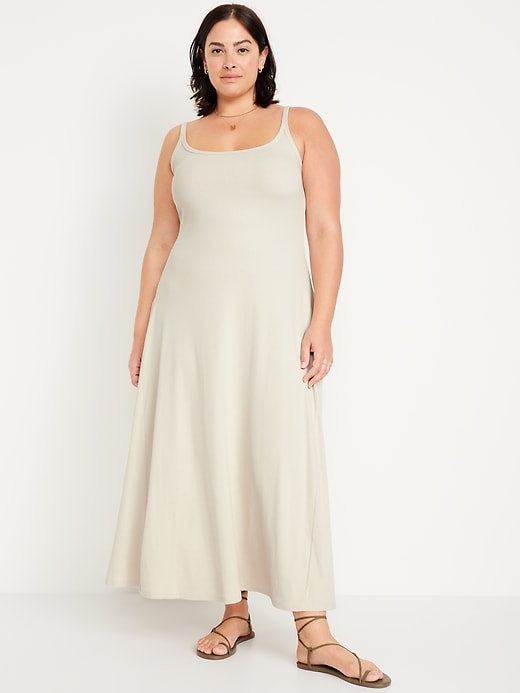 Image number 6 showing, Fit & Flare Rib-Knit Maxi Dress