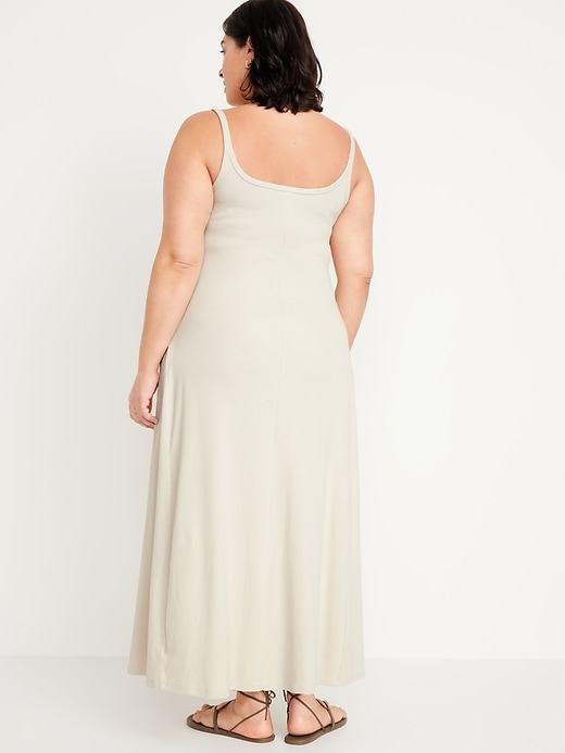 Image number 7 showing, Fit & Flare Rib-Knit Maxi Dress
