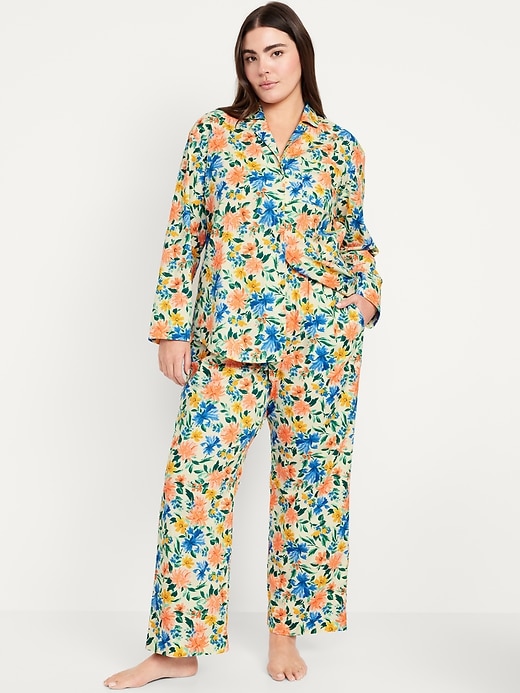 Image number 8 showing, Poplin Pajama Pant Set