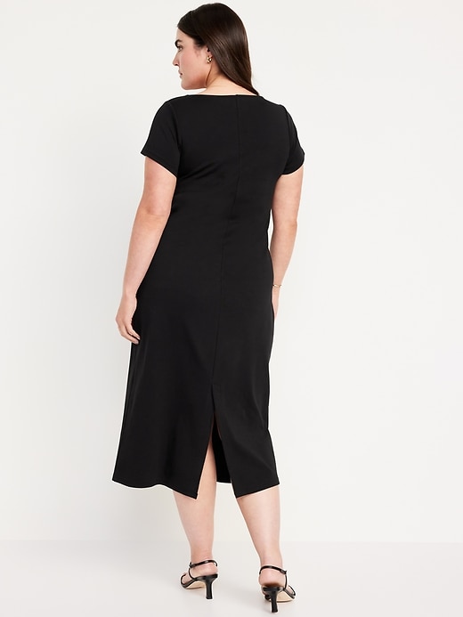 Image number 6 showing, Square-Neck Midi Dress
