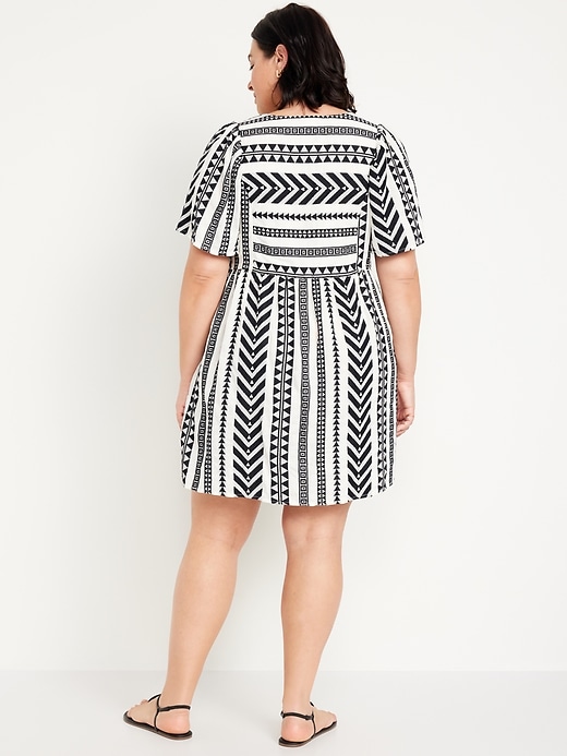 Jacquard Mini Swing Dress | Old Navy